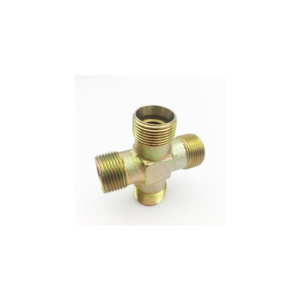 Hose Barb 4 Way Splitter Cross Brass Connector Coupling Adapter Fitting Hose Barb 4 Way Splitter Cross Brass Connector Coupling Adapter Fitting