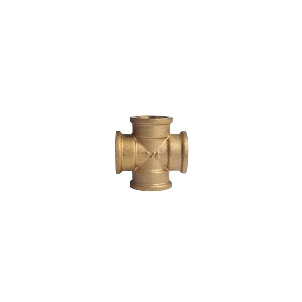 SAE NPT Standard Square forged female thread 4 way brass cross pipe fitting 1/4" Tubing SAE NPT Standard Square forged female thread 4 way brass cross pipe fitting 1/4" Tubing