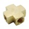 wholesale high quality pn20 4 ways longrun double color pn20 brass cross fitting pex pipe fitting brass cross