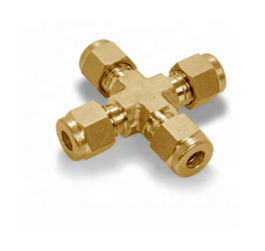 Carbon steel/brass steelstainless steel hydraulic cross fitting  Carbon steel/brass steelstainless steel hydraulic cross fitting