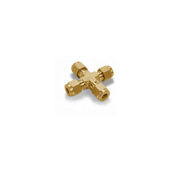 Carbon steel/brass steelstainless steel hydraulic cross fitting