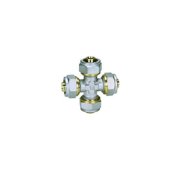 Hose Barb 4 Way Splitter Cross Brass Connector Coupling Adapter Fitting  Hose Barb 4 Way Splitter Cross Brass Connector Coupling Adapter Fitting