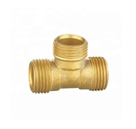 wholesale durable brass reducing tee fitting with pex pipe connect  wholesale durable brass reducing tee fitting with pex pipe connect