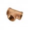 Thread Gas Fuel Water Hose Barb Tee Brass Pipe 3 WAY T Fitting