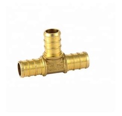 Zhejiang Plumbing Push fitting customizable size LeadFree Brass copper universal equal tee for water pipe fittings Zhejiang Plumbing Push fitting customizable size LeadFree Brass copper universal equal tee for water pipe fittings