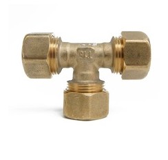 Cnc turning parts custom Brass connector Tee nozzle fitting Cnc turning parts custom Brass connector Tee nozzle fitting