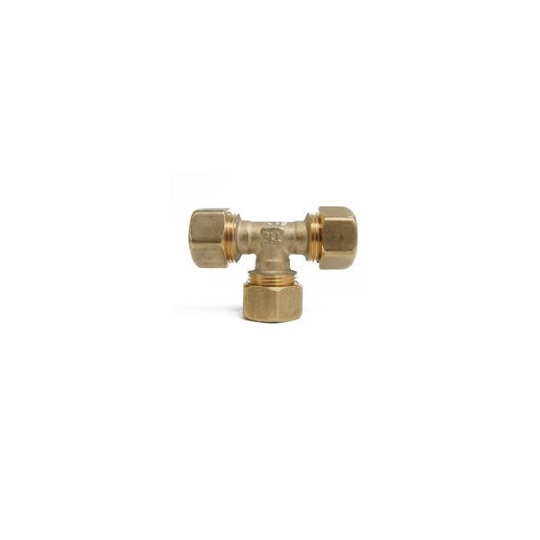 Cnc turning parts custom Brass connector Tee nozzle fitting Cnc turning parts custom Brass connector Tee nozzle fitting