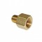 Cnc turning parts custom Brass connector Tee nozzle fitting