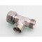 Cnc turning parts custom Brass connector Tee nozzle fitting  Cnc turning parts custom Brass connector Tee nozzle fitting