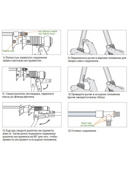 Assembly of clip brass fitting Assembly of clip brass fitting