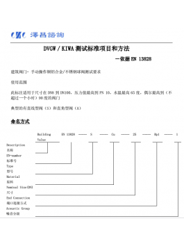 DVGW valve testing way  DVGW valve testing way