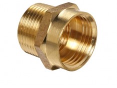 Use brass fittings for better flow and to ensure a secure joint