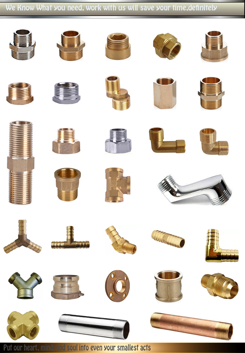 Plumbing Material Brass Nipple Fittings