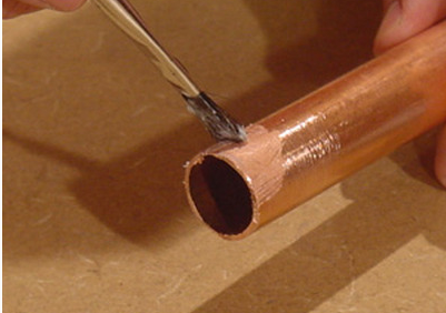 solder copper pipe